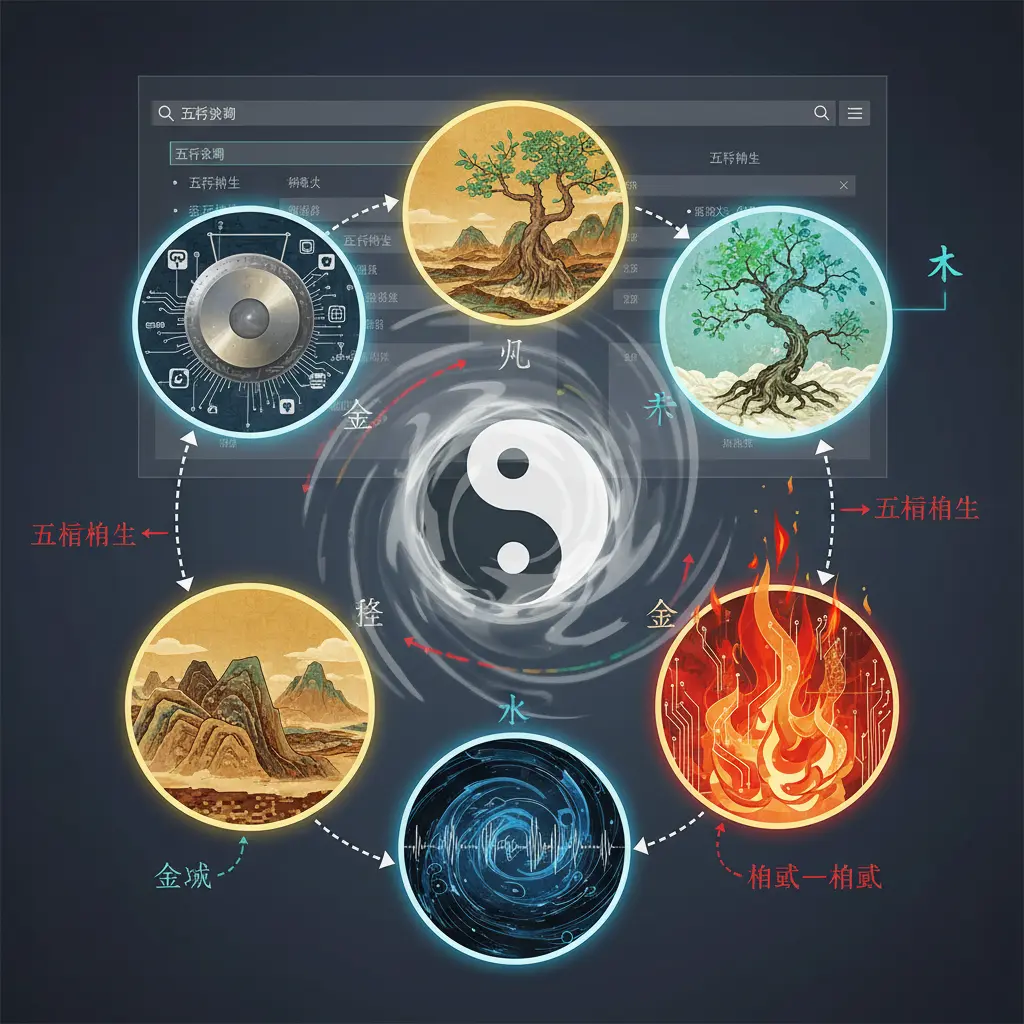 五行查詢 - 五行相生相剋