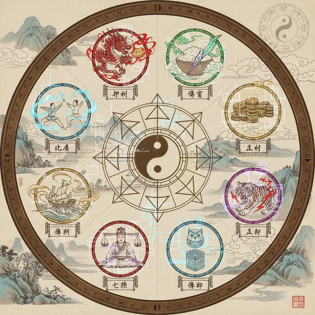 八字命盤 - 十神