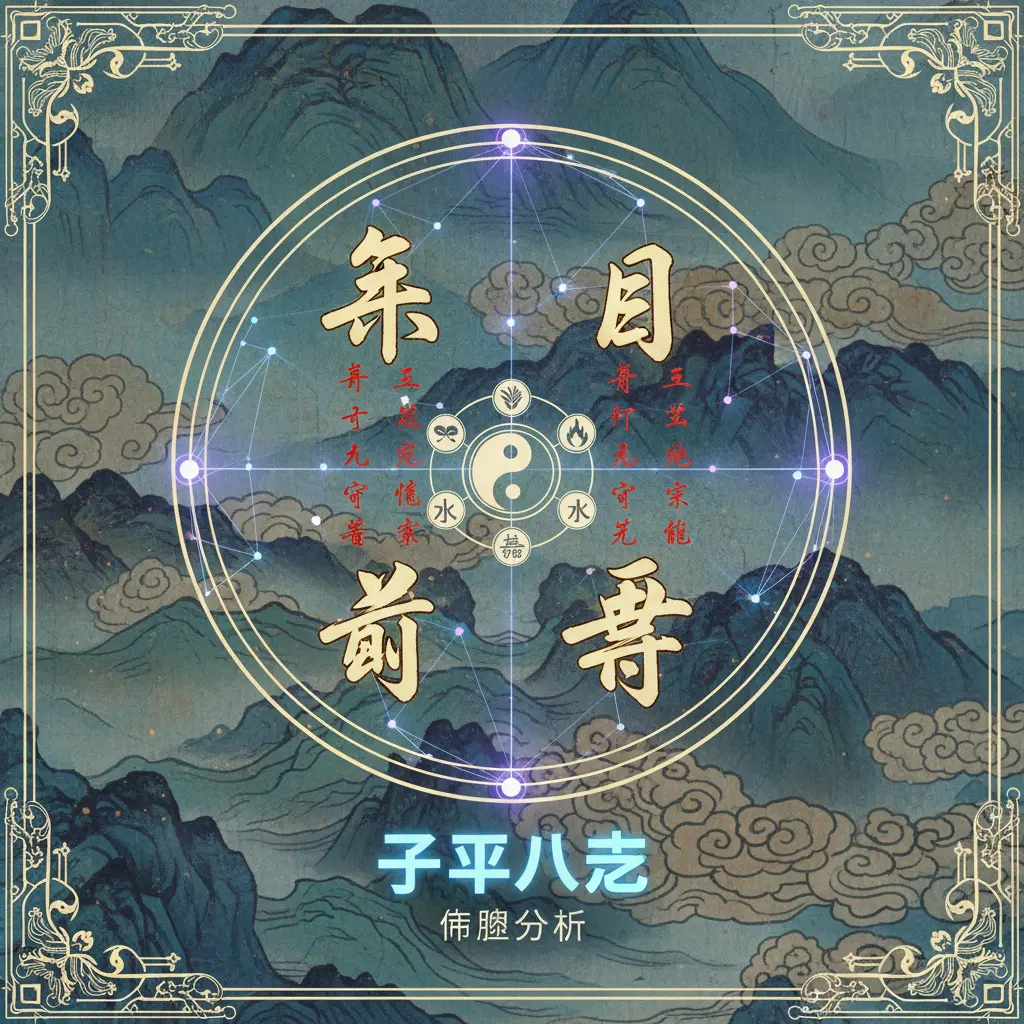 子平八字 - 八字命盤