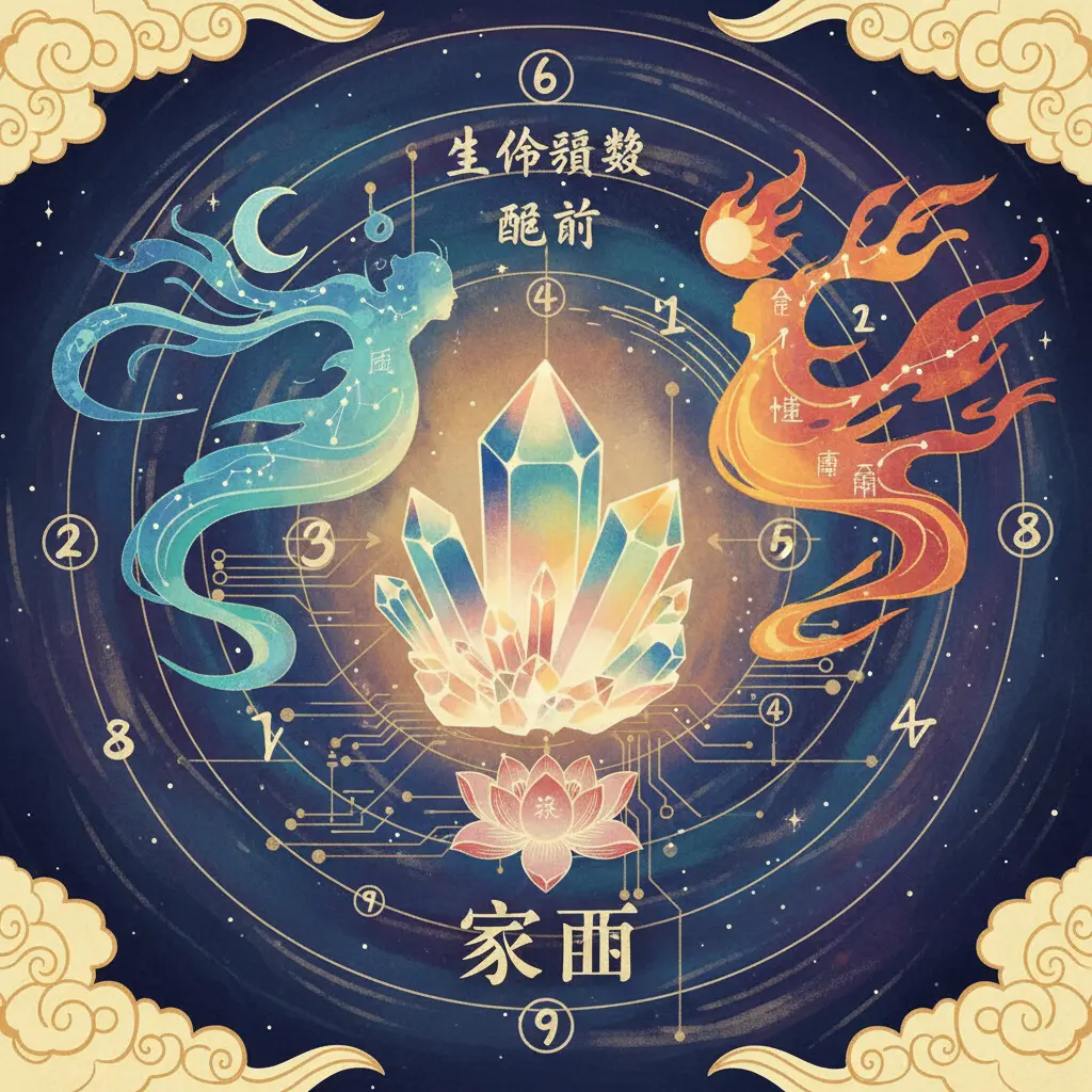 生命靈數配對 - 水晶