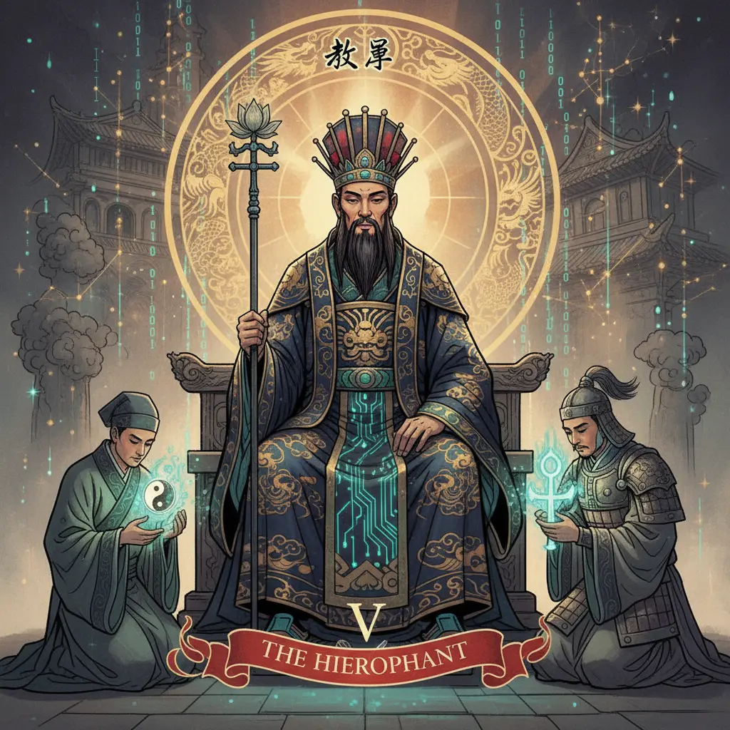 塔羅牌解讀 - 教皇