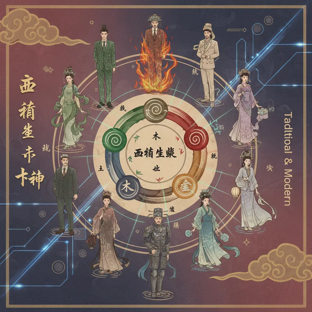 十神 - 五行生剋
