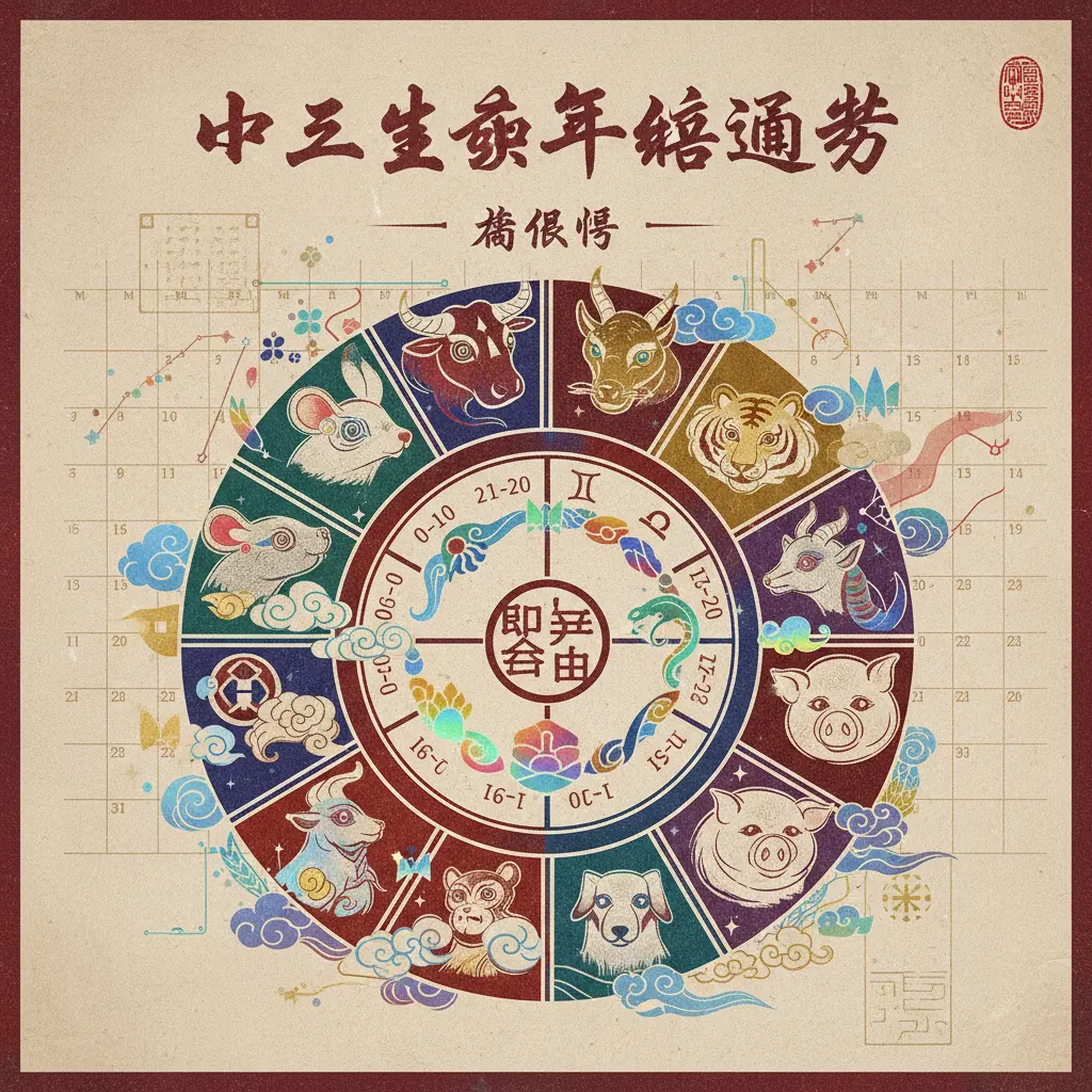 農民曆 - 十二生肖年齡運勢