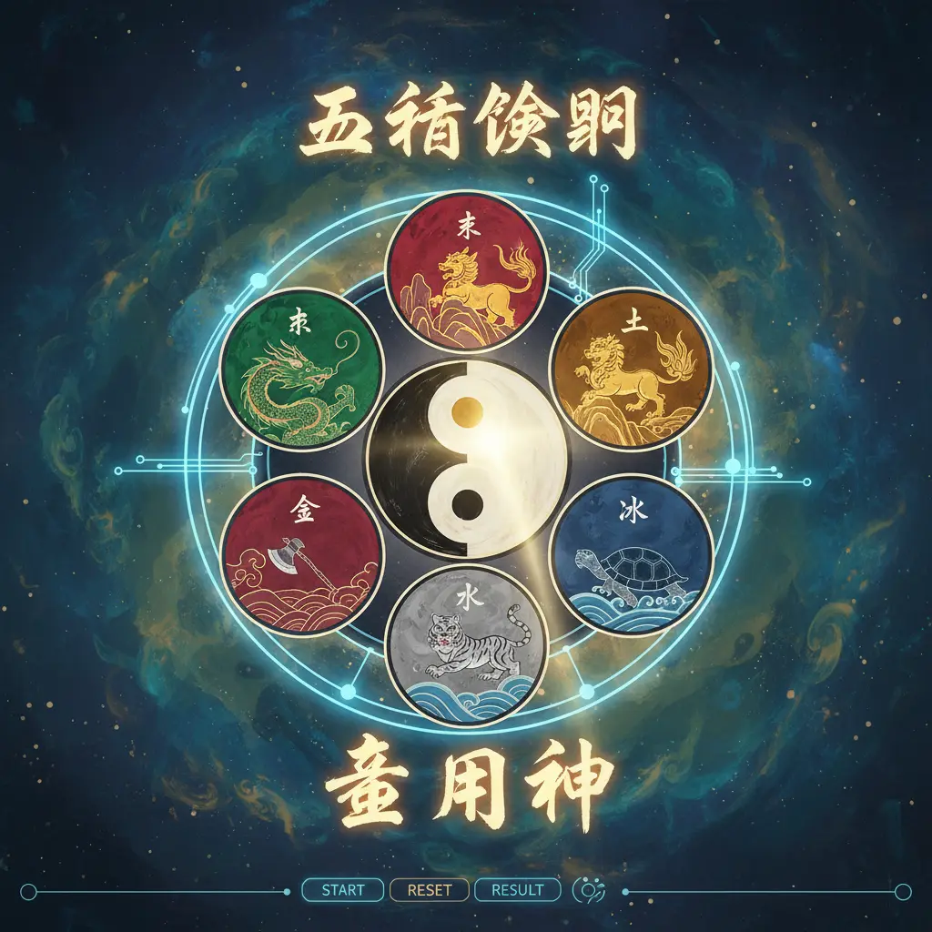 五行查詢 - 喜用神
