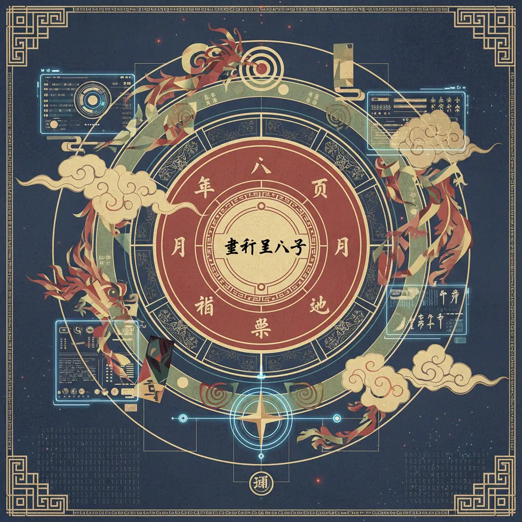 韋千里八字 - 八字命盤